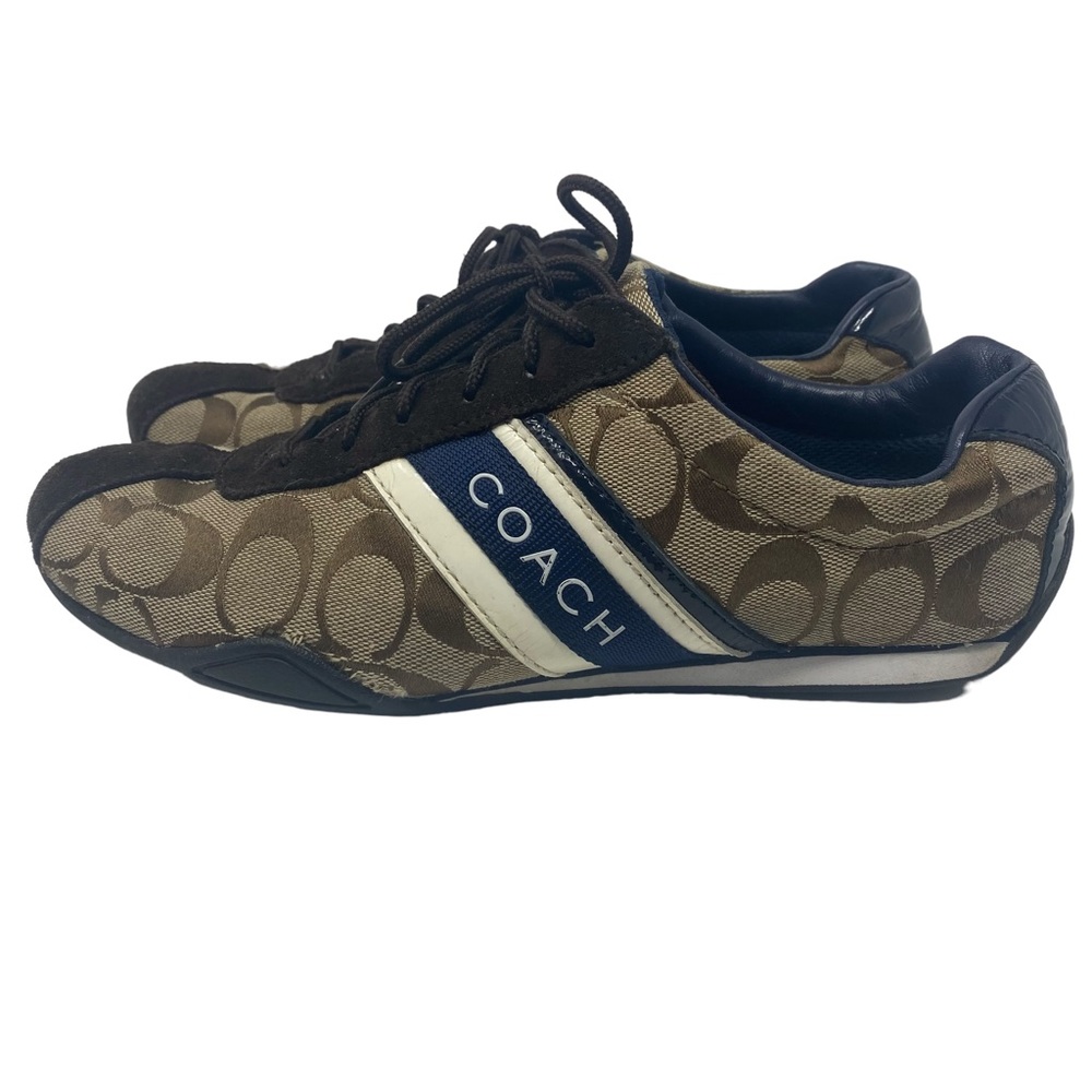 Coach Womens JAYME Signature Lace Up Sneaker Running Shoe Size 8 - Picture 2 of 11
